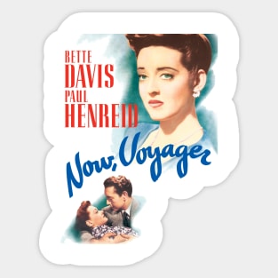 Bette Davis Now Voyager Movie Poster Sticker